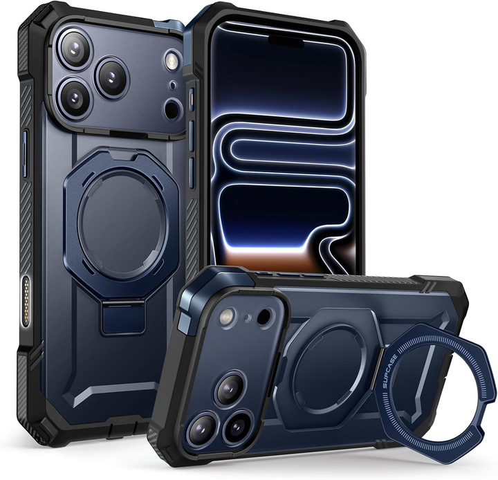 SUPCASE for iPhone 17 Pro Case with Kickstand (Unicorn Beetle Grip), [Camera Control Cover] [Compatible with MagSafe] [Military-Grade Drop Protection] Heavy Duty Magnetic Phone Case