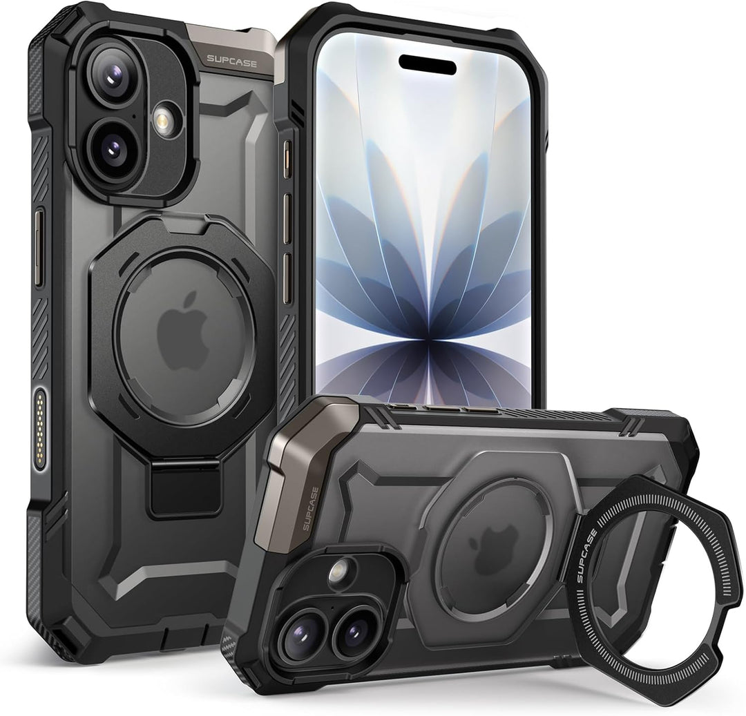 SUPCASE for iPhone 17 Case with Kickstand (Unicorn Beetle Grip), [Camera Control Cover] [Compatible with MagSafe] [Military-Grade Drop Protection] Heavy Duty Magnetic Phone Case