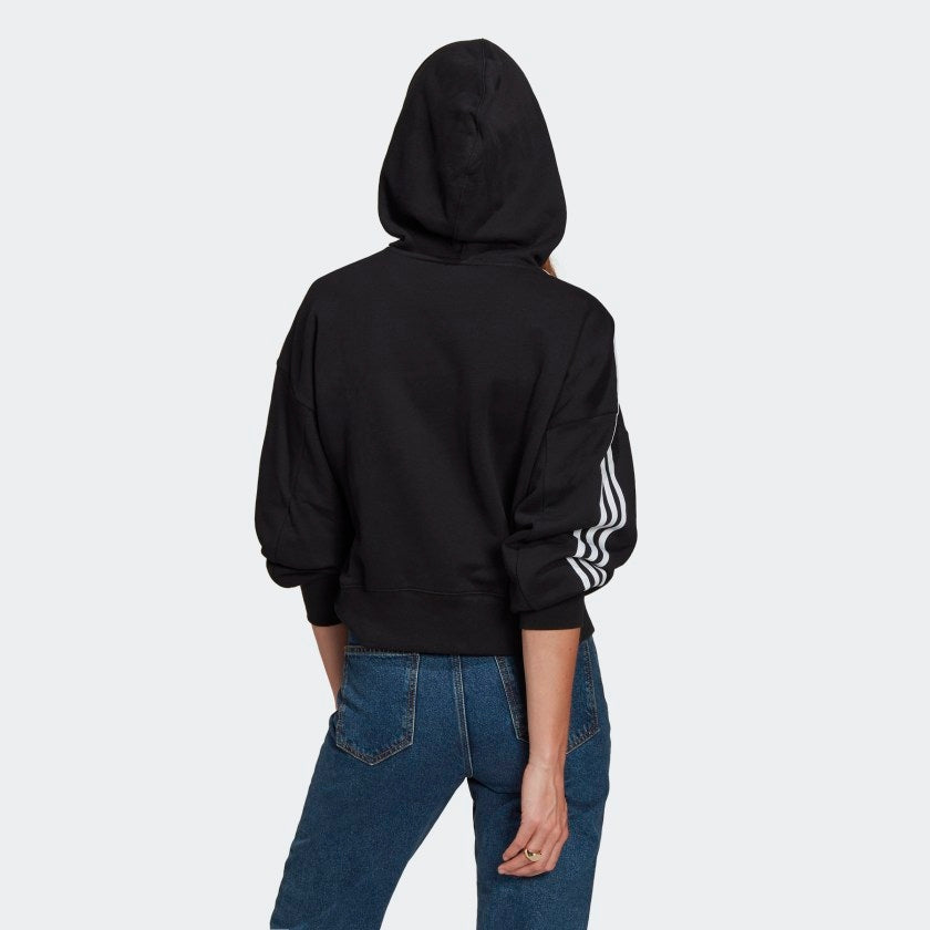 Women's Sweatshirt Adidas Cropped Hoodie Size 38