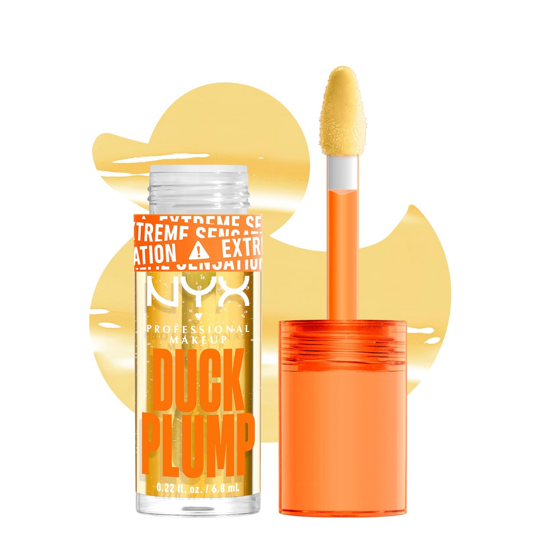 NYX PROFESSIONAL MAKEUP Duck Plump High Pigment Lip Gloss, Lip Plumper Gloss with Spicy Ginger