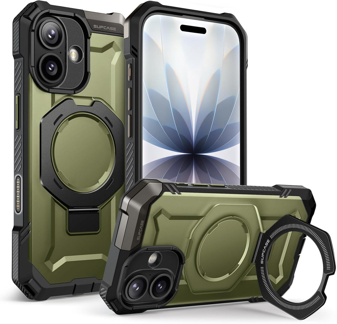 SUPCASE for iPhone 17 Case with Kickstand (Unicorn Beetle Grip), [Camera Control Cover] [Compatible with MagSafe] [Military-Grade Drop Protection] Heavy Duty Magnetic Phone Case
