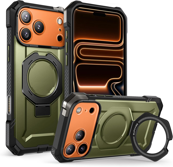 SUPCASE for iPhone 17 Pro Case with Kickstand (Unicorn Beetle Grip), [Camera Control Cover] [Compatible with MagSafe] [Military-Grade Drop Protection] Heavy Duty Magnetic Phone Case