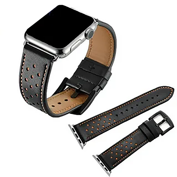 EloBeth 42mm Leather Watch Bands Compatible with Apple Watch – Stylish and Durable Strap