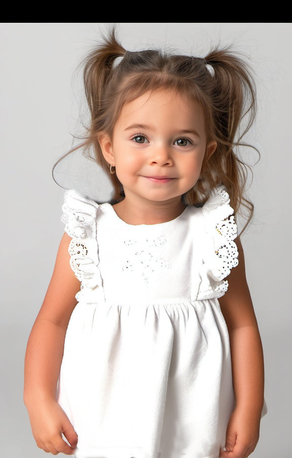 Ralph Lauren Kids White  Dress - Size 12 Months