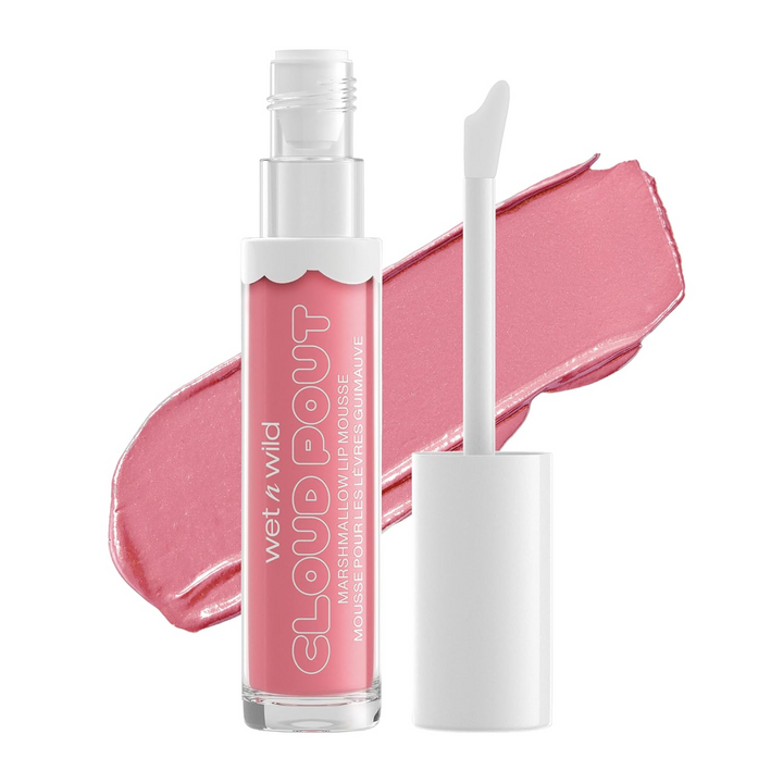 wet n wild Lip Cream Cloud Pout w/Marshmallow | Argan Oil | Vitamin E | Marshmallow Flavored