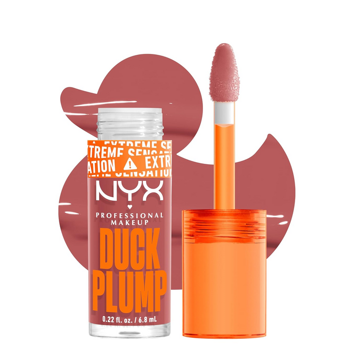 NYX PROFESSIONAL MAKEUP Duck Plump High Pigment Lip Gloss, Lip Plumper Gloss with Spicy Ginger