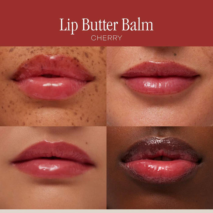 Sephora Summer Fridays Lip Butter Balm for Hydration & Shine Cherry .5 Oz)