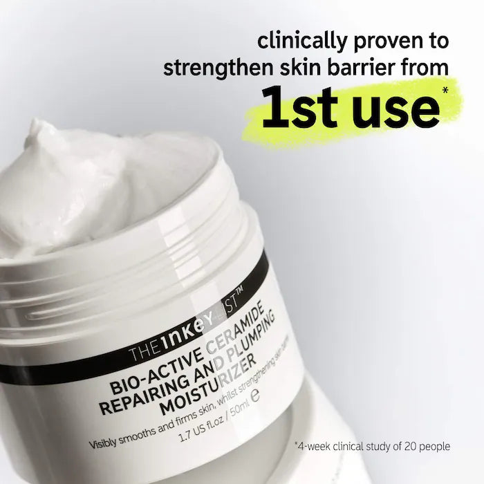 The INKEY List Bio-Active Ceramide Repairing and Plumping Moisturizer + Barrier Strengthening 50 ml