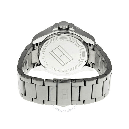Tommy Hilfiger Men's 1791092 Silver Stainless-Steel Analog Quartz Watch - 3alababak