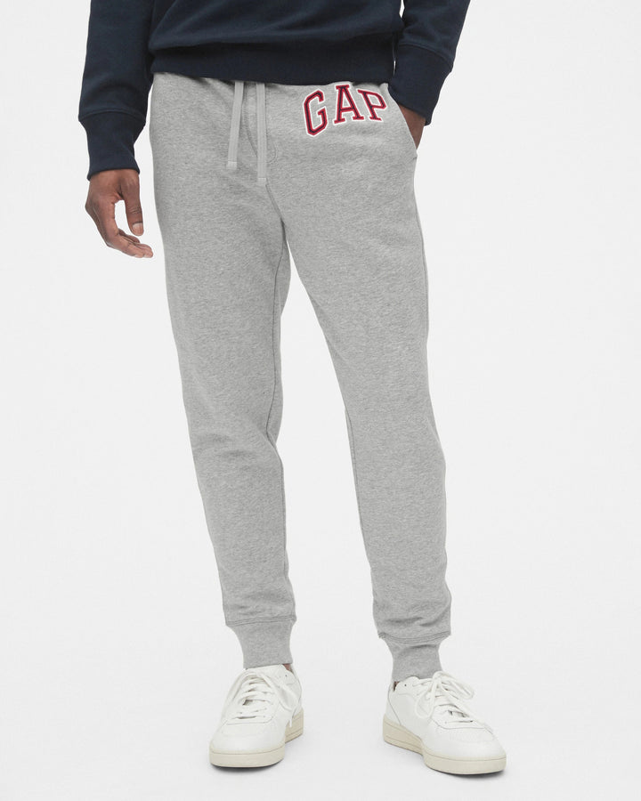 GAP Logo Cuffed Sweatpants Gray - 3alababak