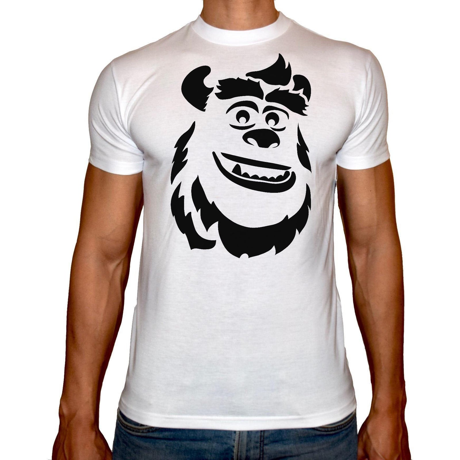 Phoenix WHITE Round Neck Printed T-Shirt Men (Shalby solofan) - 3alababak