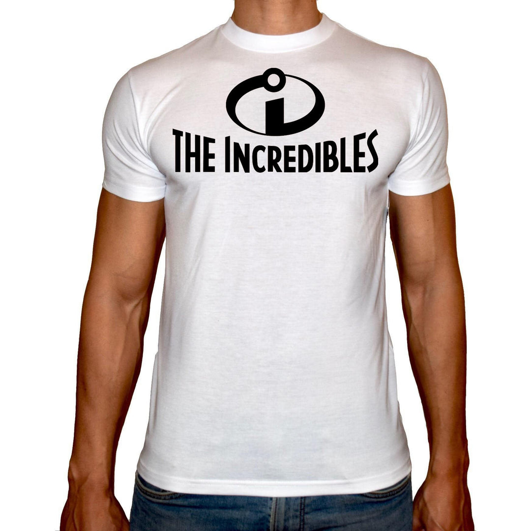 Phoenix WHITE Round Neck Printed T-Shirt Men (The incredibles) - 3alababak