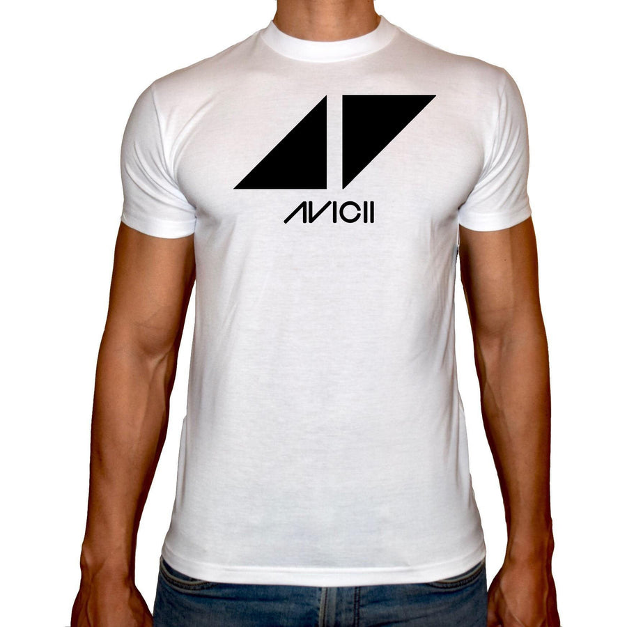 Phoenix WHITE Round Neck Printed T-Shirt Men (Avicii) - 3alababak
