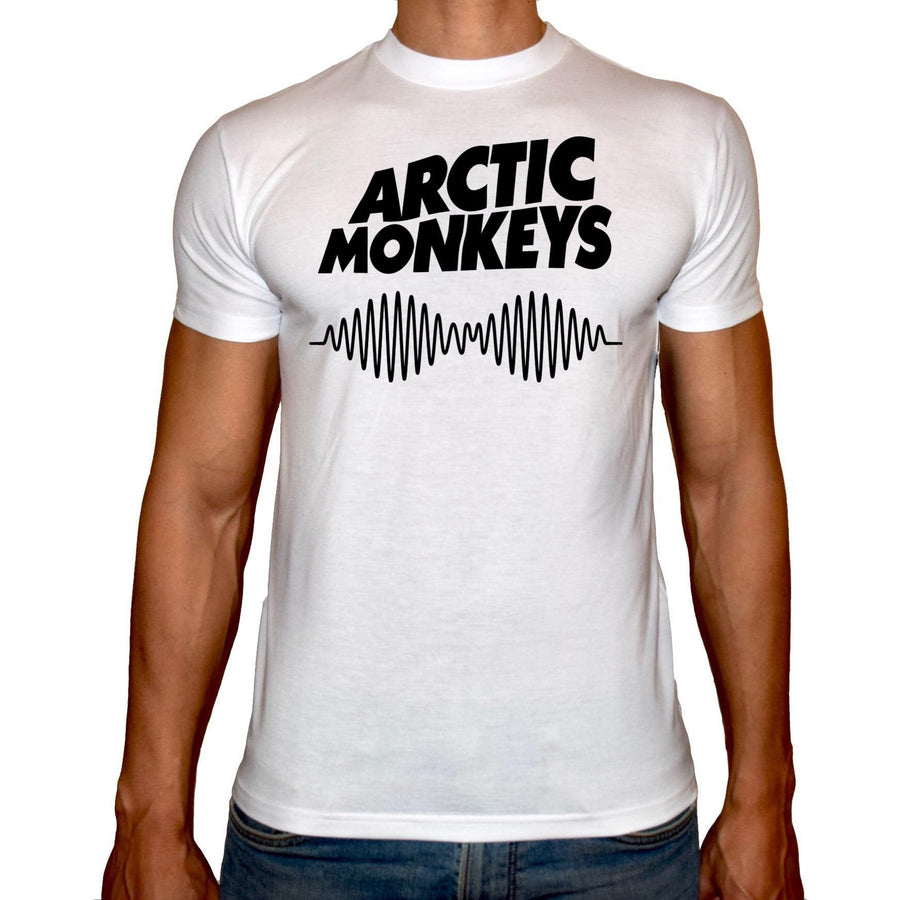 Phoenix WHITE Round Neck Printed T-Shirt Men (Arctic monkeys) - 3alababak