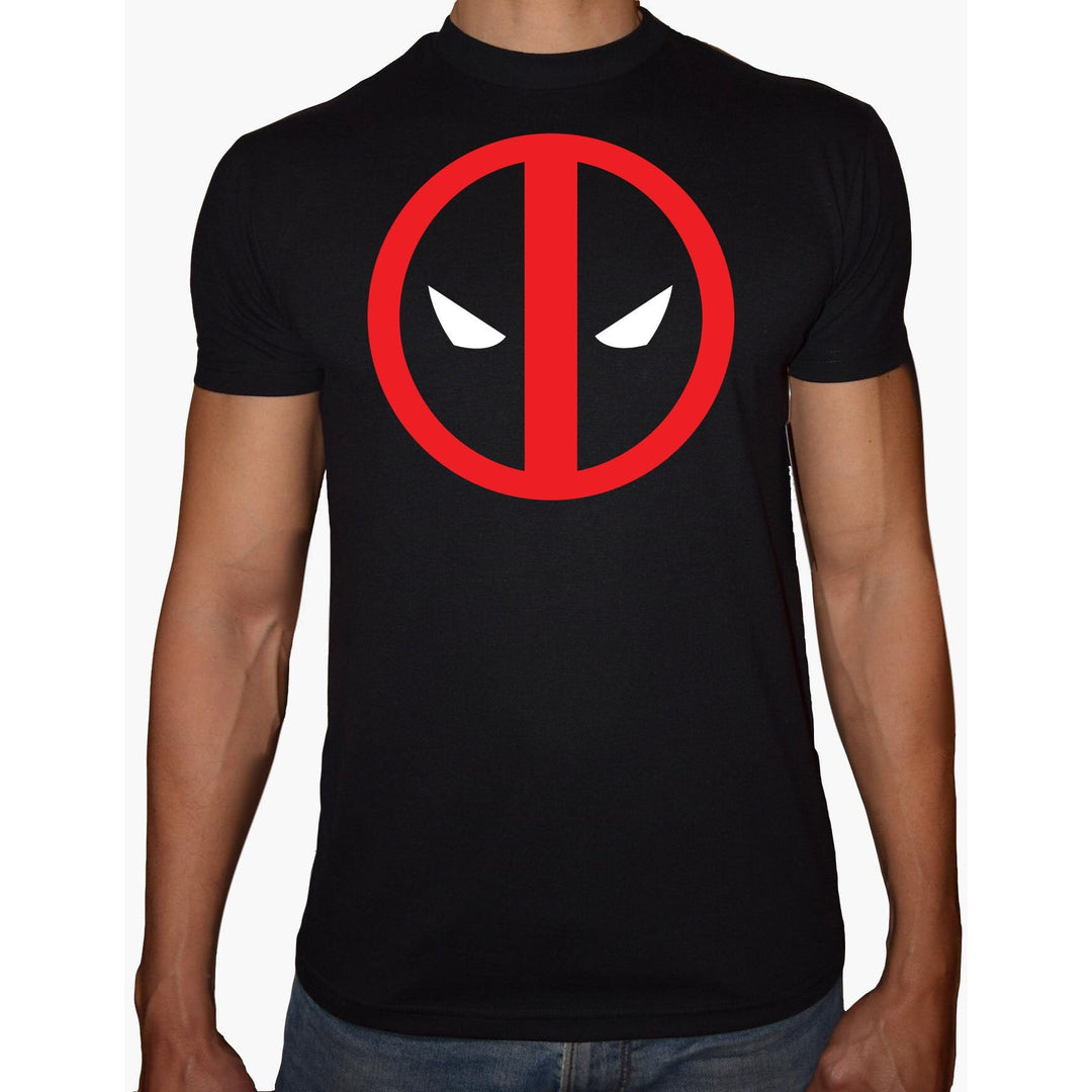 Phoenix BLACK Round Neck Printed T-Shirt Men (Deadpool) - 3alababak