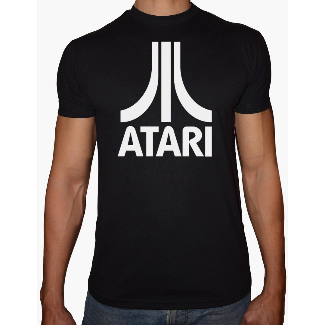 Phoenix BLACK Round Neck Printed T-Shirt Men (Atari) - 3alababak