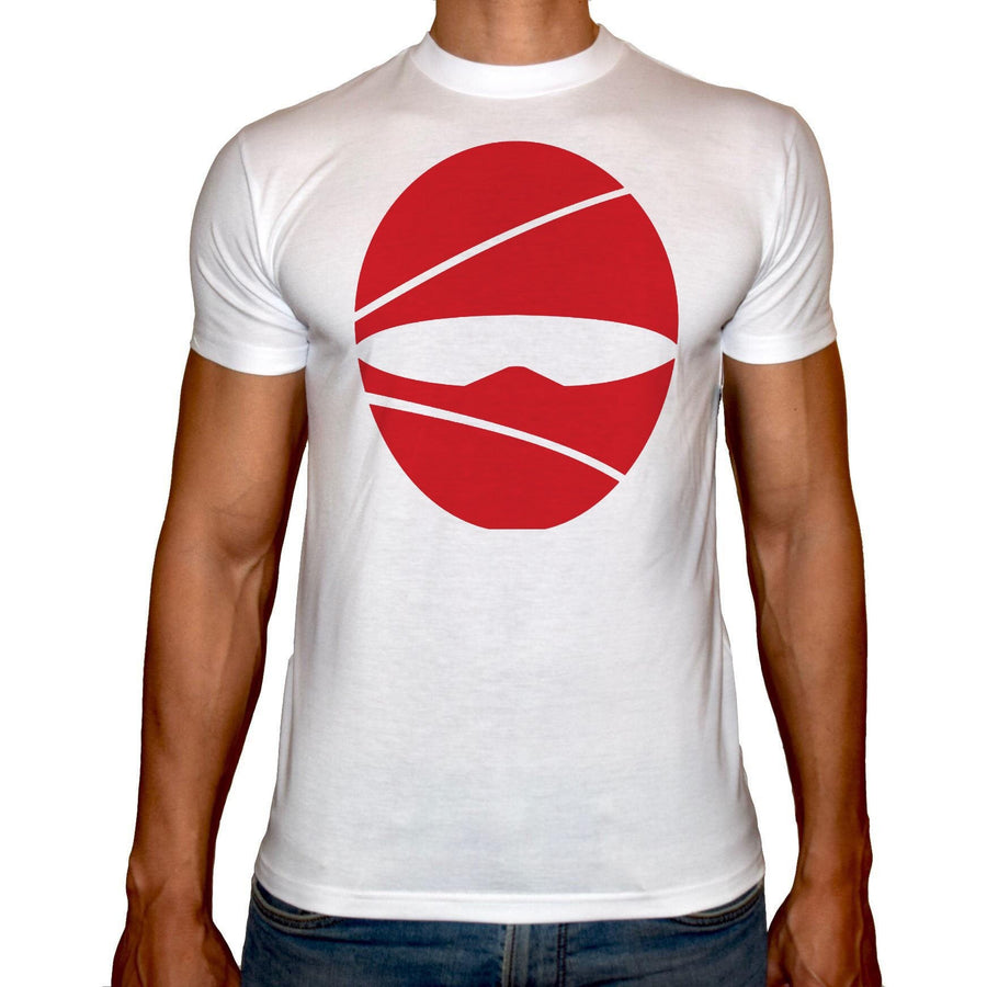 Phoenix WHITE Round Neck Printed T-Shirt Men (Ninja) - 3alababak
