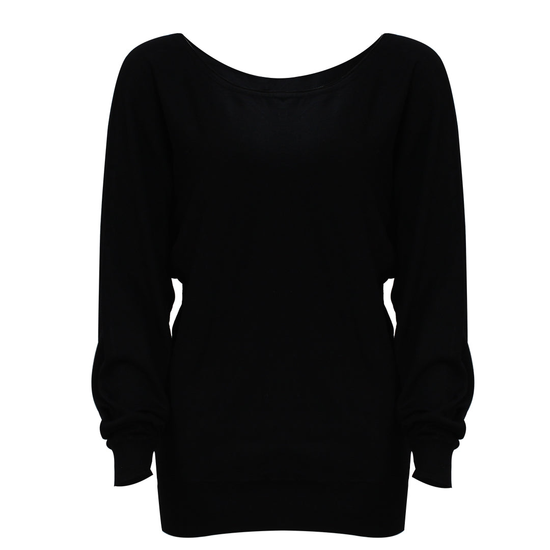 Guess Women Long Sleeve Black Sweater Top - 3alababak