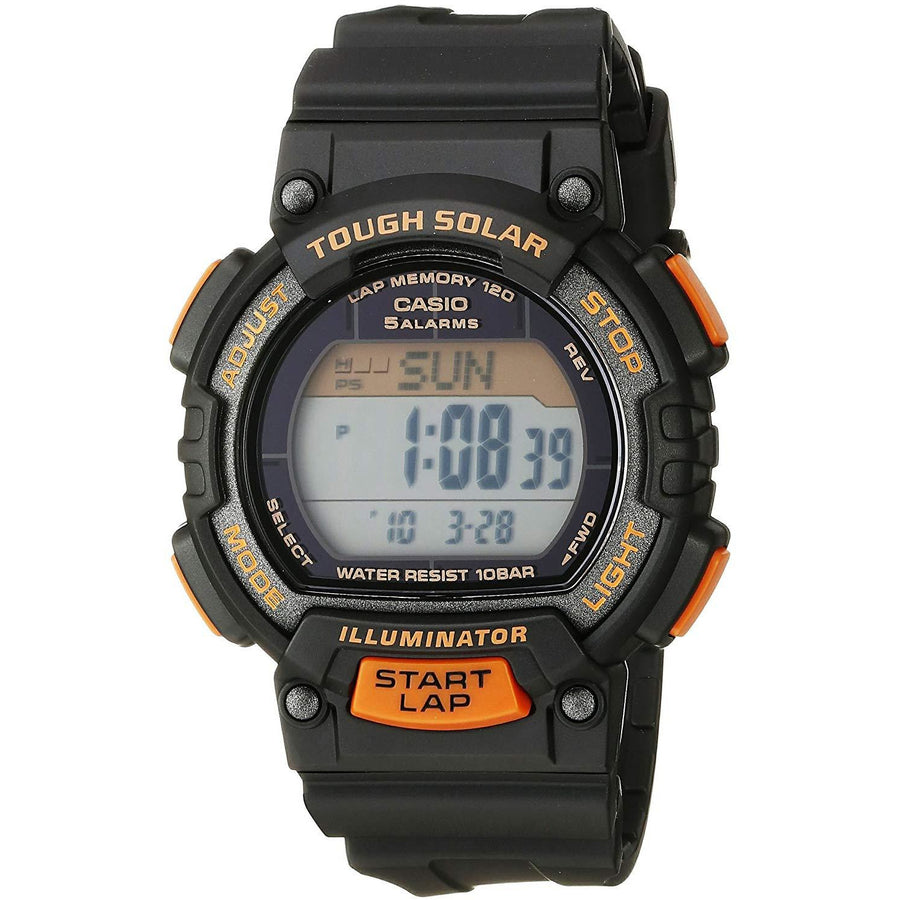 Casio Women's STL-S300H-1BCF Solar Runner Digital Display Black Watch - 3alababak