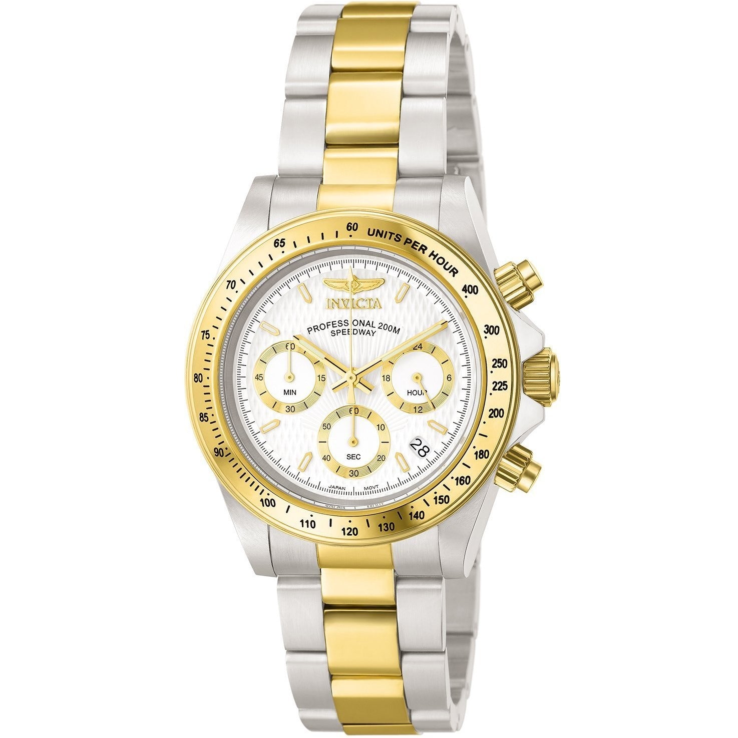 Invicta Men's 9212 Speedway Analog Japanese Quartz Chronograph Stainless Steel Watch - 3alababak