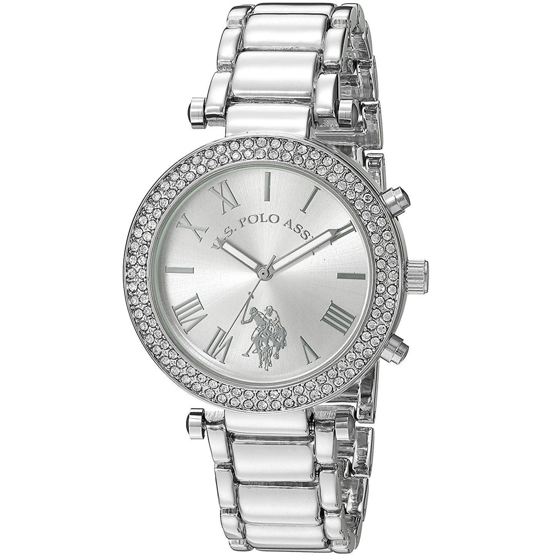 U.S. Polo Assn. Women's Quartz Silver-Toned Dress Watch USC40172 - 3alababak