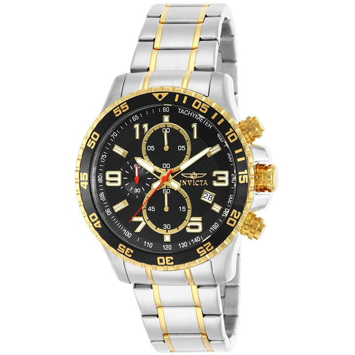 Invicta Men's 14876 Specialty Chronograph 18k Gold Ion-Plated and Stainless Steel Watch - 3alababak