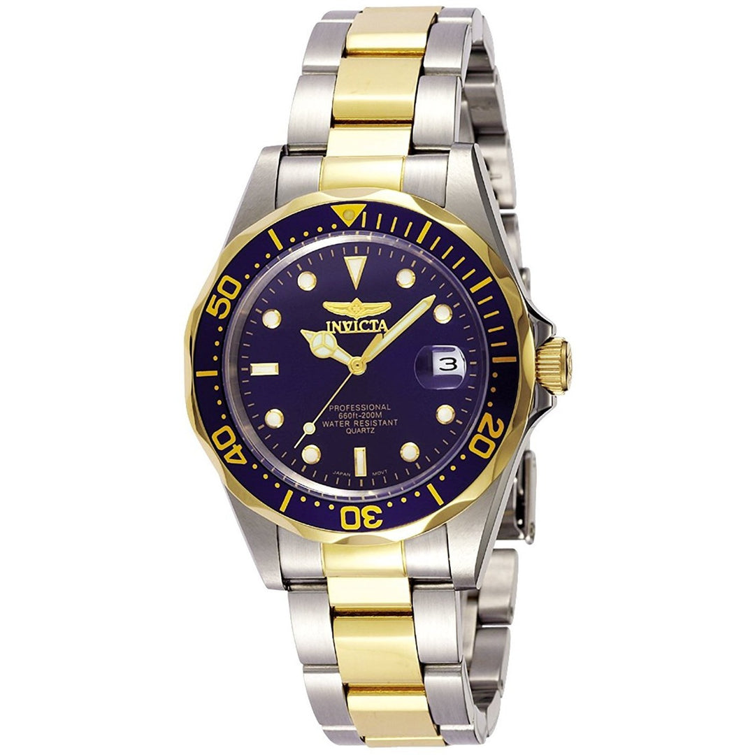 Invicta 8935 Pro Diver Collection For Men Two Tone Stainless Steel, Analog - 3alababak