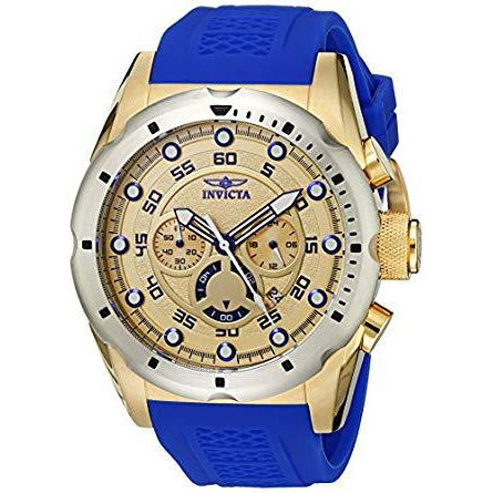 Invicta Men's 20307 Speedway Stainless Steel Watch With Blue PU Band - 3alababak