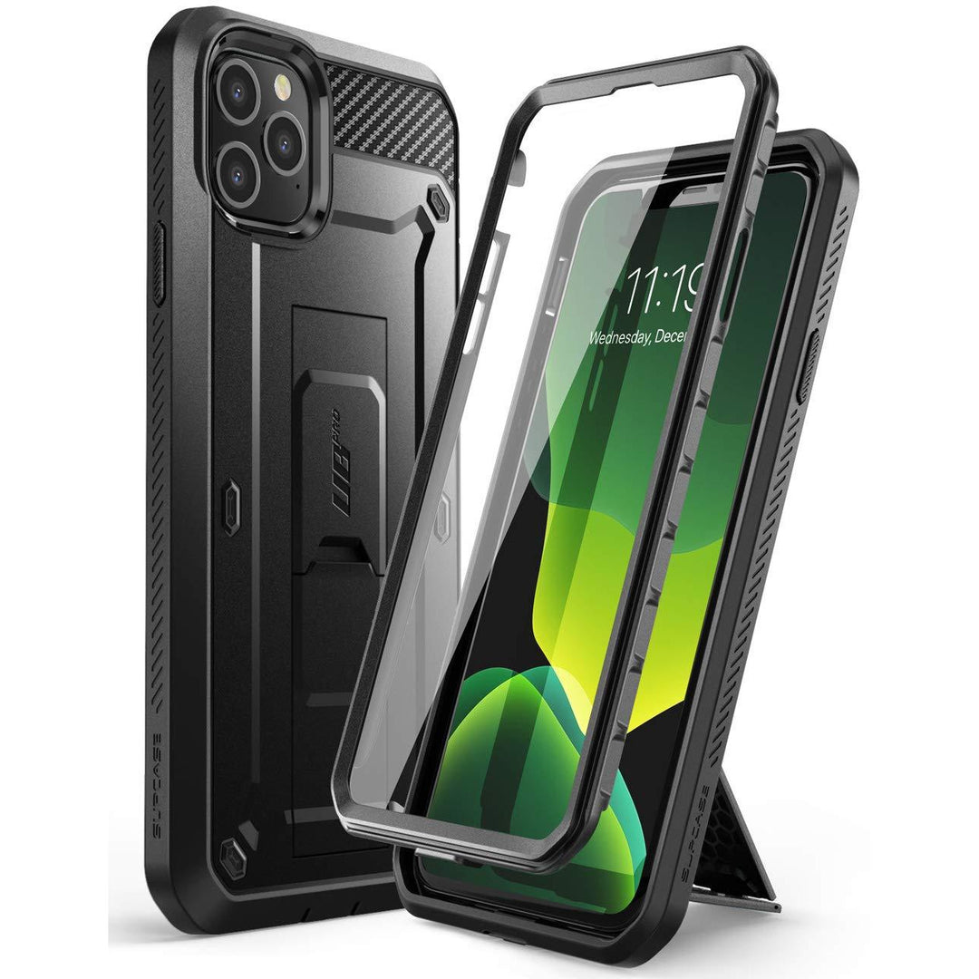 Supcase Beetle Pro Case for iPhone 11 Pro 5.8 Inch, Built-In Screen Protector Black - 3alababak