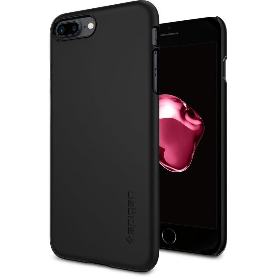 Spigen Thin Fit iPhone 7 Plus Mobile Cover with SF Coated Non Slip Matte Surface - 3alababak