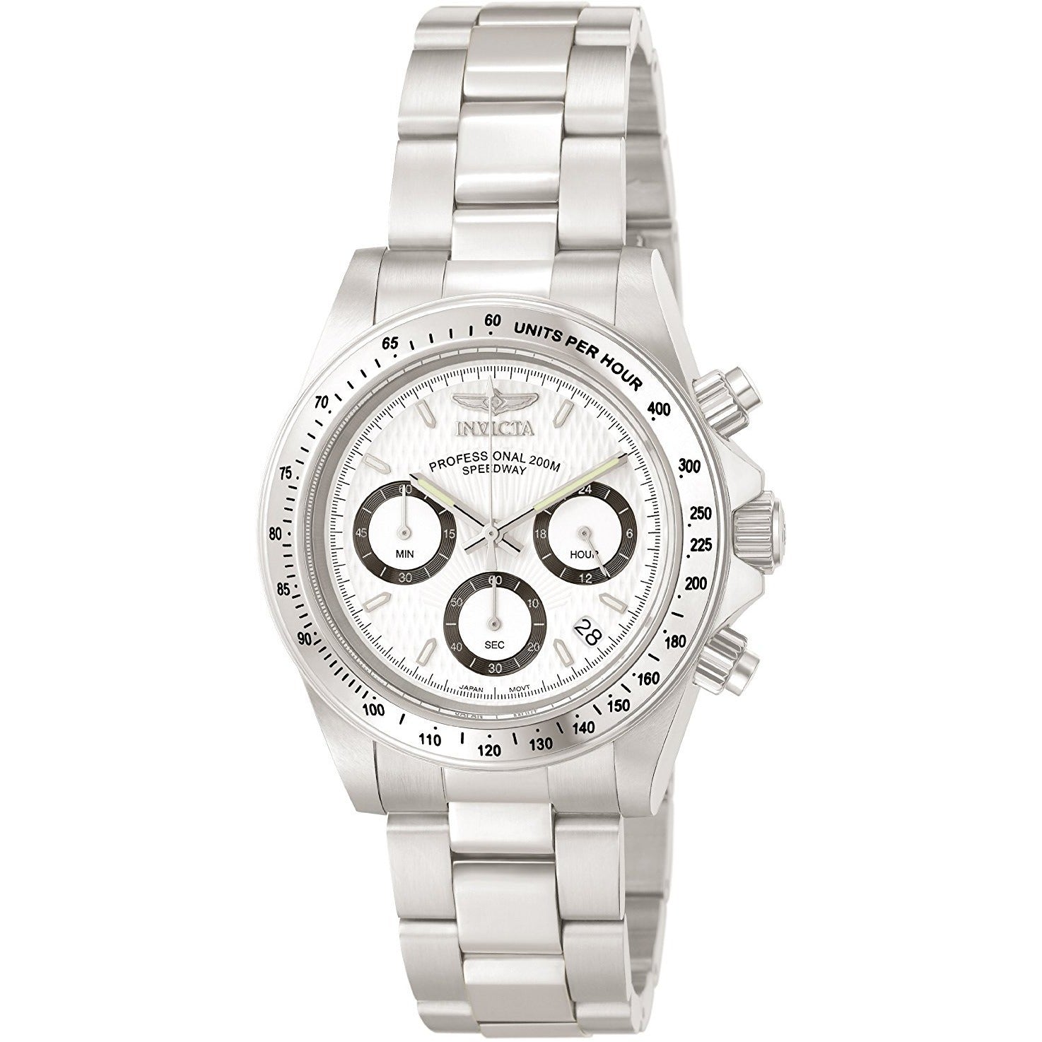 Invicta Men's 9211 Speedway Collection Stainless Steel Chronograph Watch with Link Bracelet - 3alababak