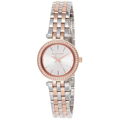 Michael Kors MK3298 Women's Darci Watch- Glamorous Three Hand Quartz Movement Wrist Watch with Crystal Bezel - 3alababak