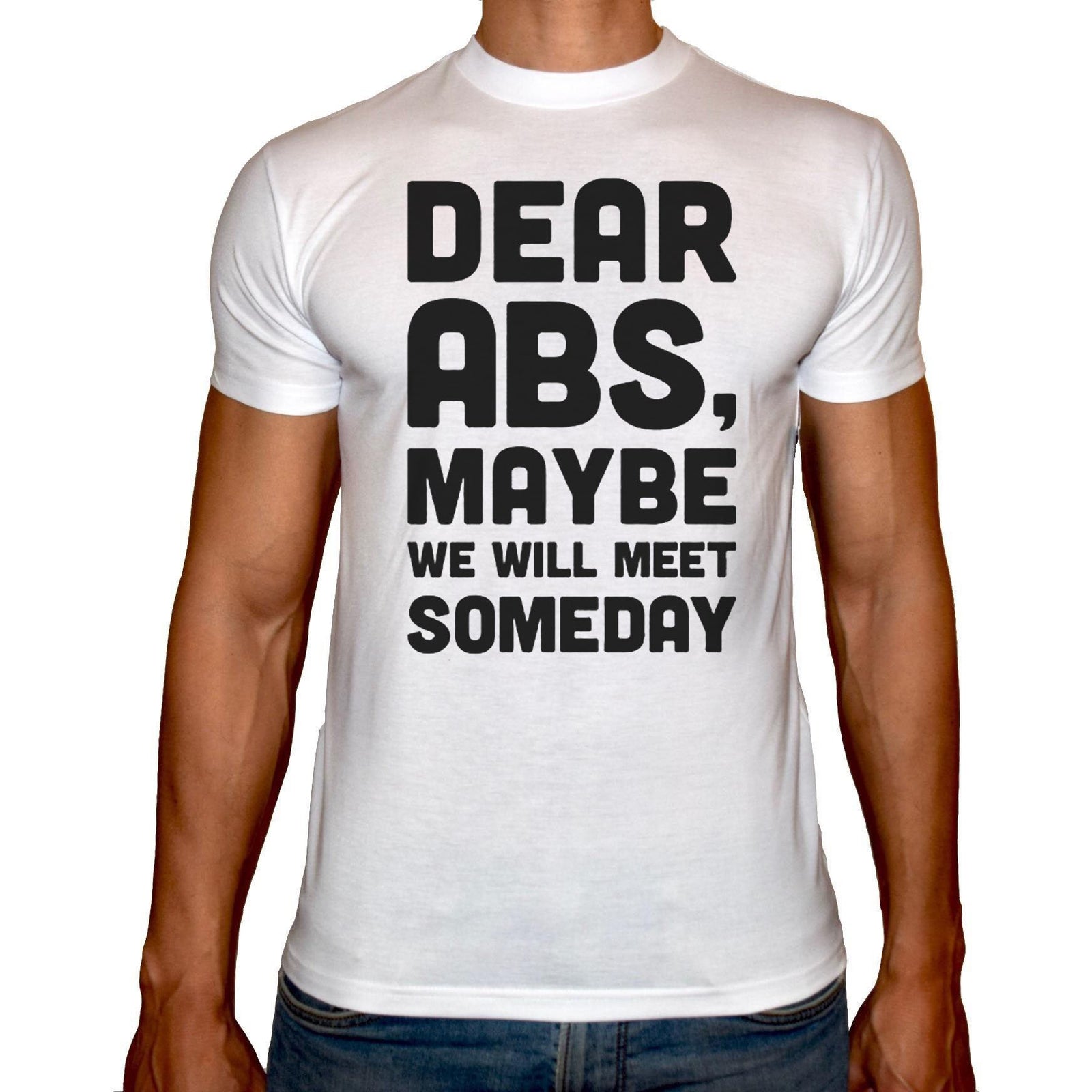 Phoenix WHITE Round Neck Printed T-Shirt Men (Workout) - 3alababak