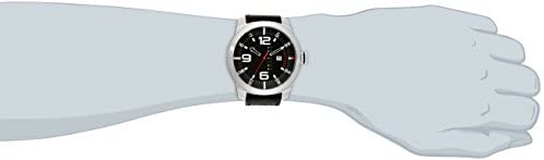 Tommy Hilfiger Men's 1791014 Analog Display Quartz Black Watch - 3alababak
