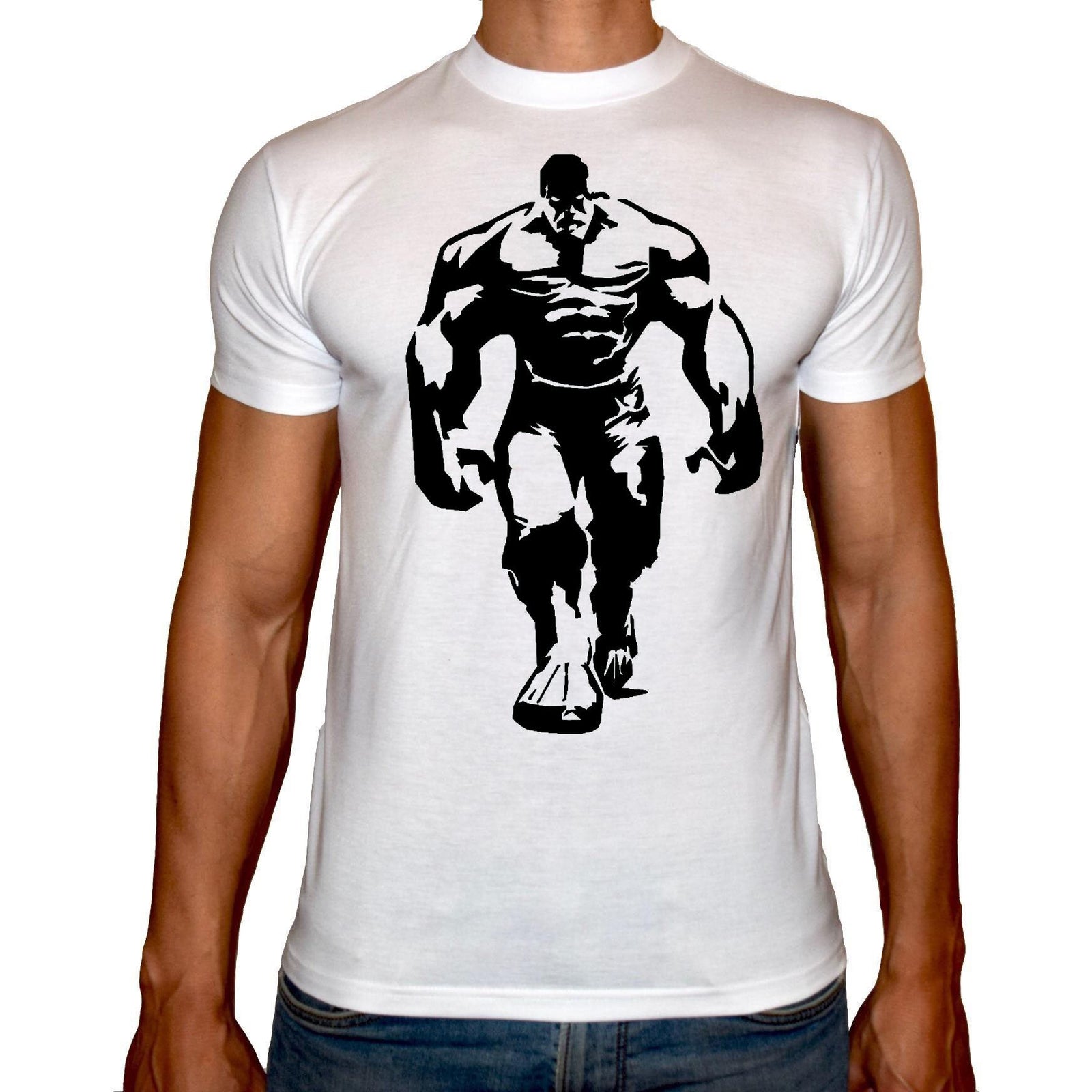 Phoenix WHITE Round Neck Printed T-Shirt Men (Avengers) - 3alababak