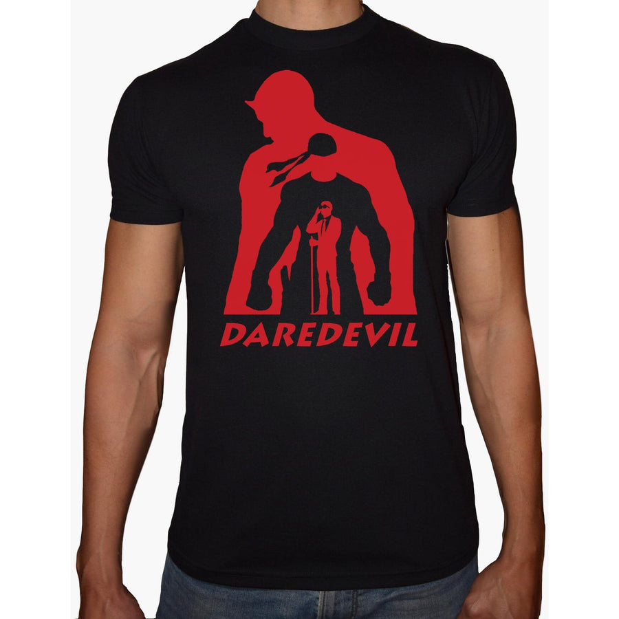 Phoenix BLACK Round Neck Printed T-Shirt Men (Daredevil) - 3alababak