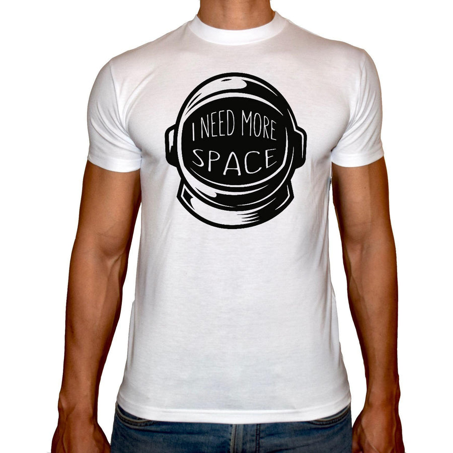 Phoenix WHITE Round Neck Printed T-Shirt Men (Space) - 3alababak