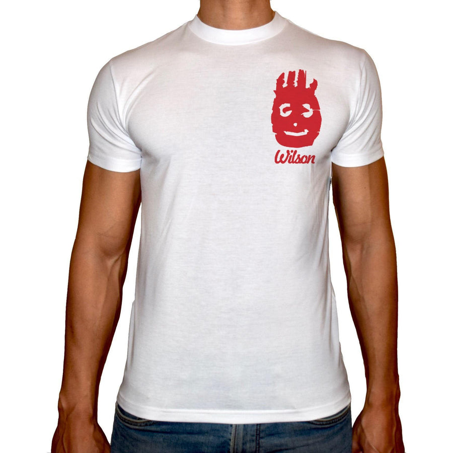 Phoenix WHITE Round Neck Printed T-Shirt Men (Cast away) - 3alababak