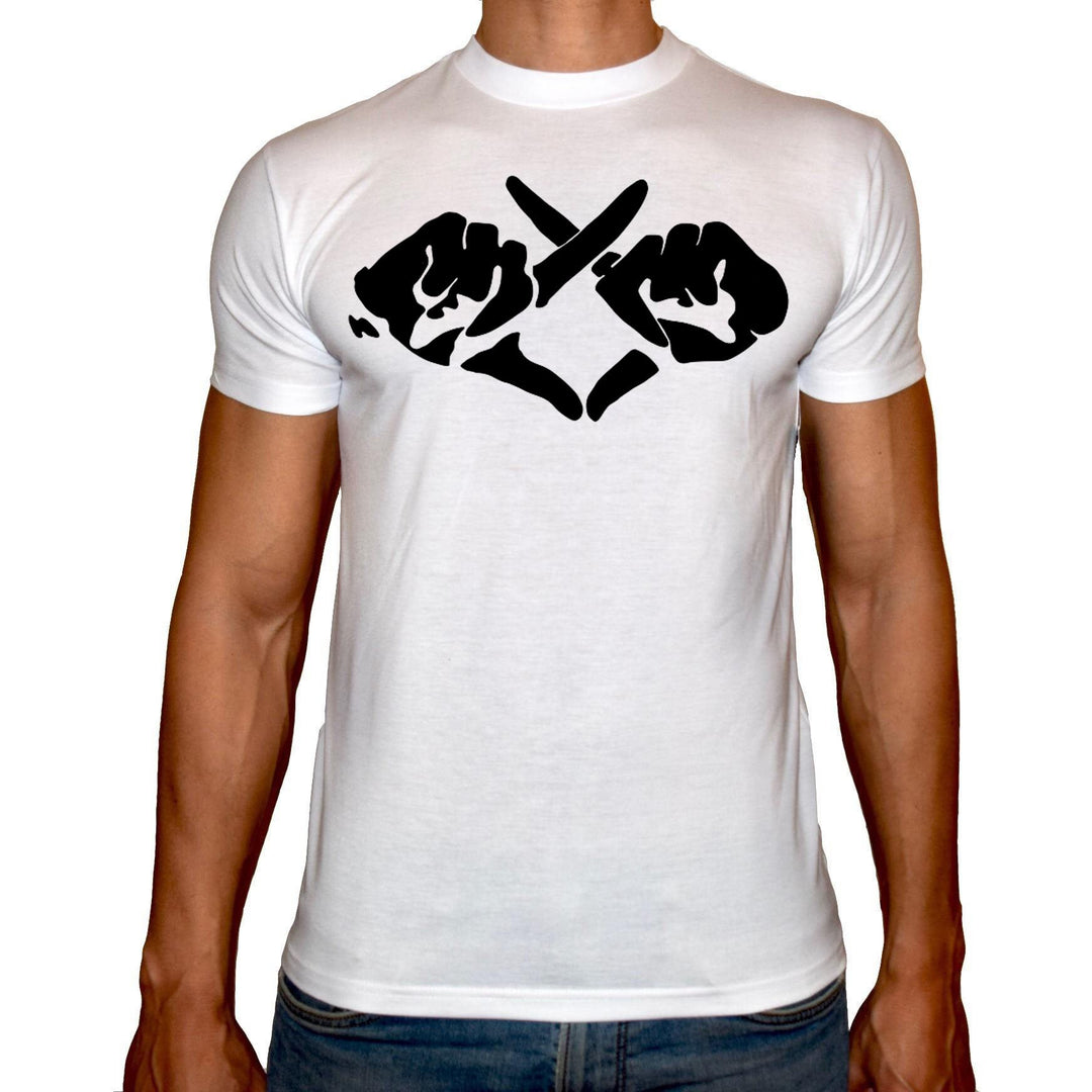 Phoenix WHITE Round Neck Printed T-Shirt Men (The weeknd) - 3alababak