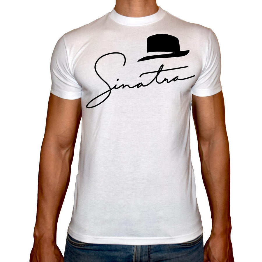 Phoenix WHITE Round Neck Printed T-Shirt Men (Sinatra) - 3alababak