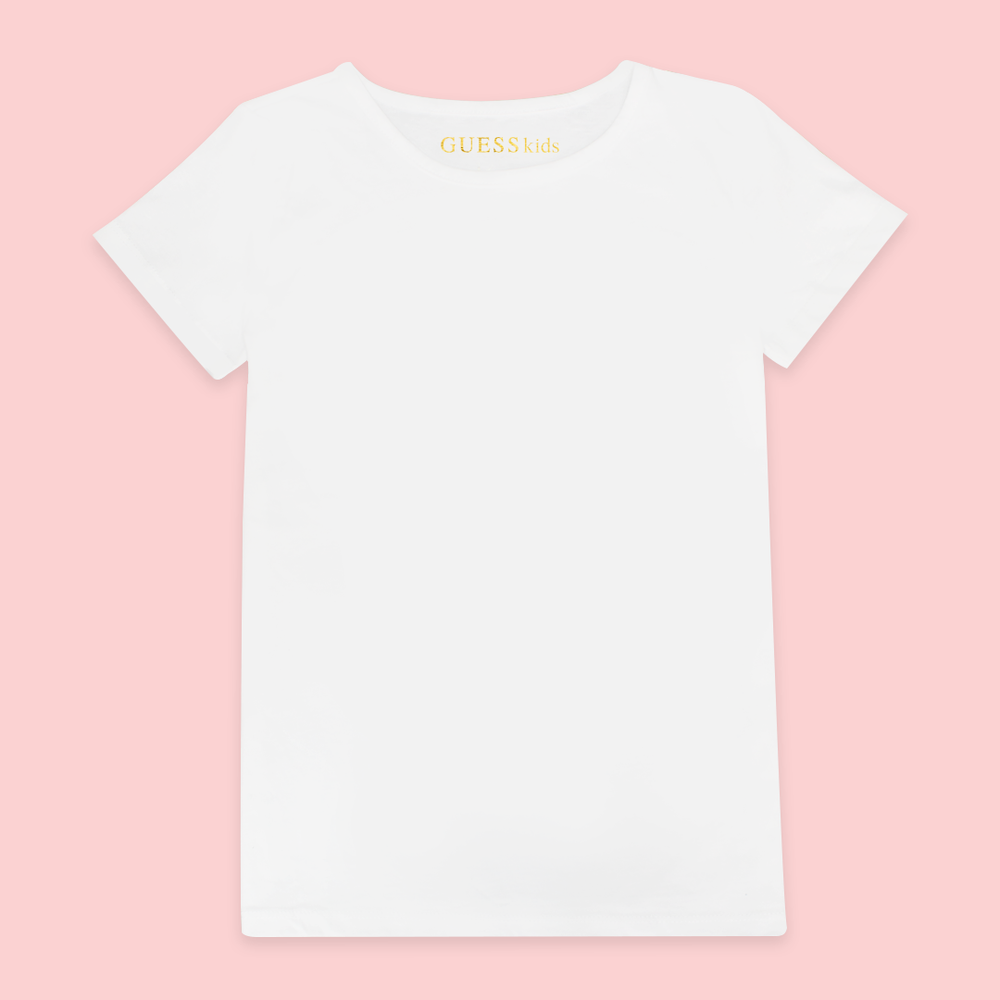 Guess Kids White Cotton T-shirt - 3alababak