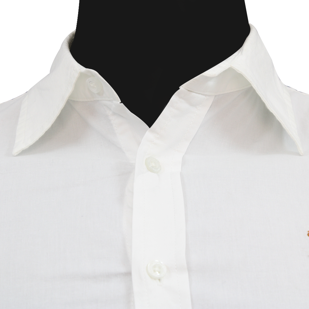 Ralph Lauren Polo The Iconic Slim Fit White Oxford Shirt - 3alababak