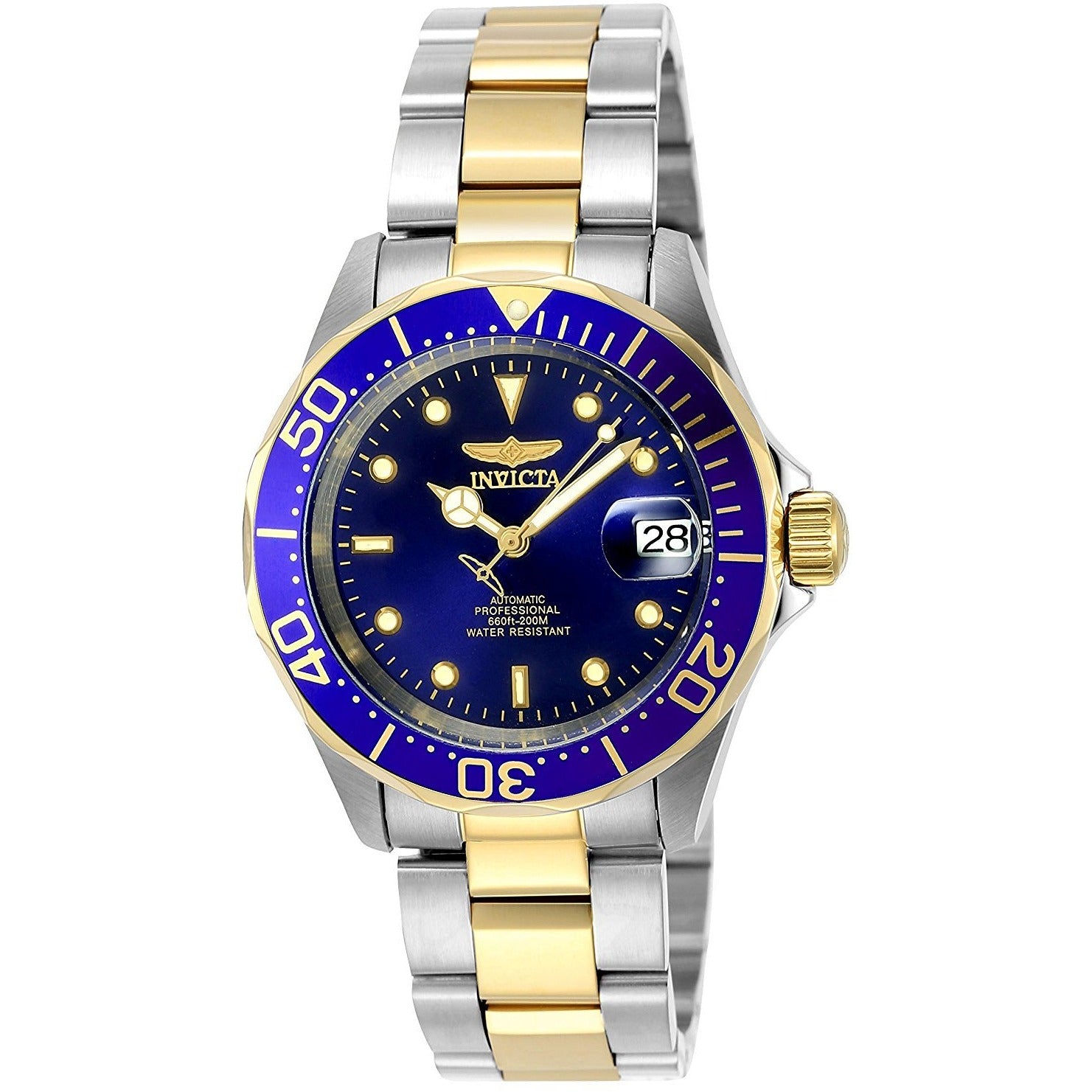 Invicta Men's 8928 Pro Diver Collection Two-Tone Stainless Steel Automatic Watch - 3alababak