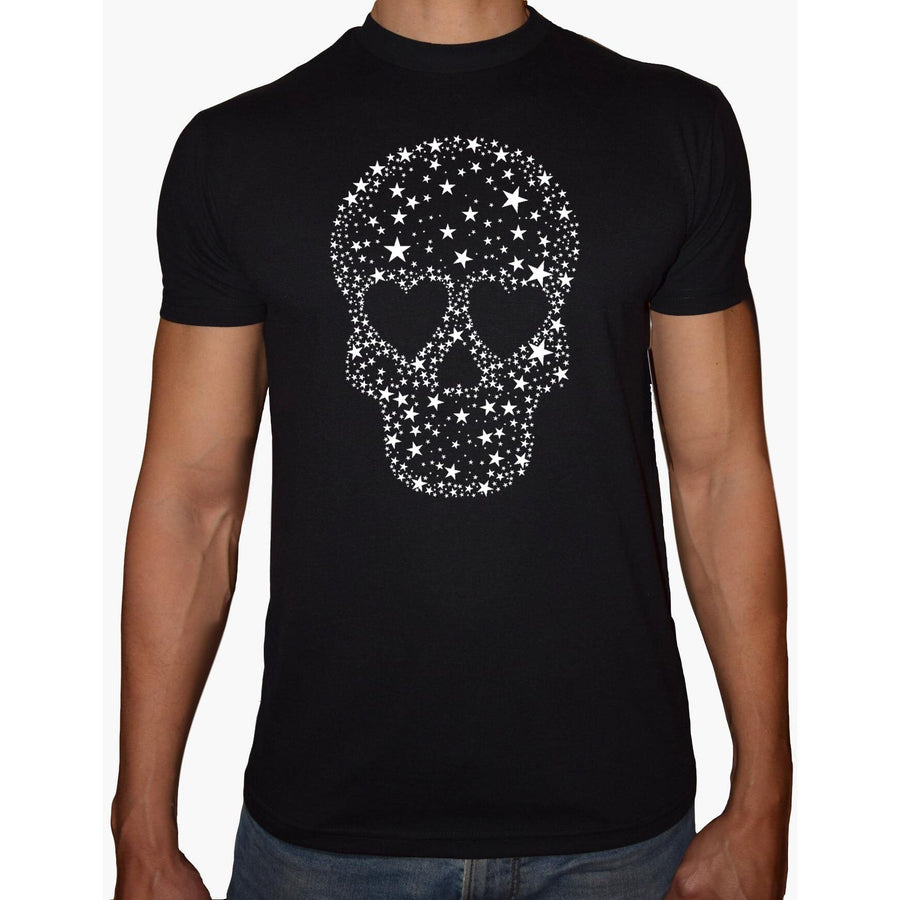 Phoenix Black Round Neck Printed Shirt Men (Skeleton) - 3alababak