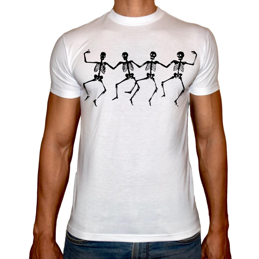 Phoenix WHITE Round Neck Printed Shirt Men (Skeleton) - 3alababak