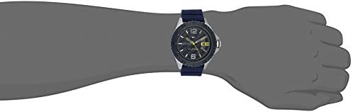 Tommy Hilfiger Men's 1791204 Stainless Steel Casual Sport Watch With Blue Silicone Band - 3alababak