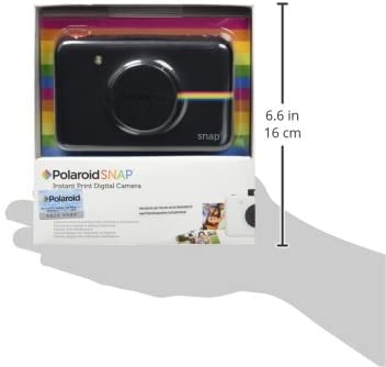 Polaroid Snap Instant Digital Camera (Black) with Zink Zero Ink Printing Technology - 3alababak