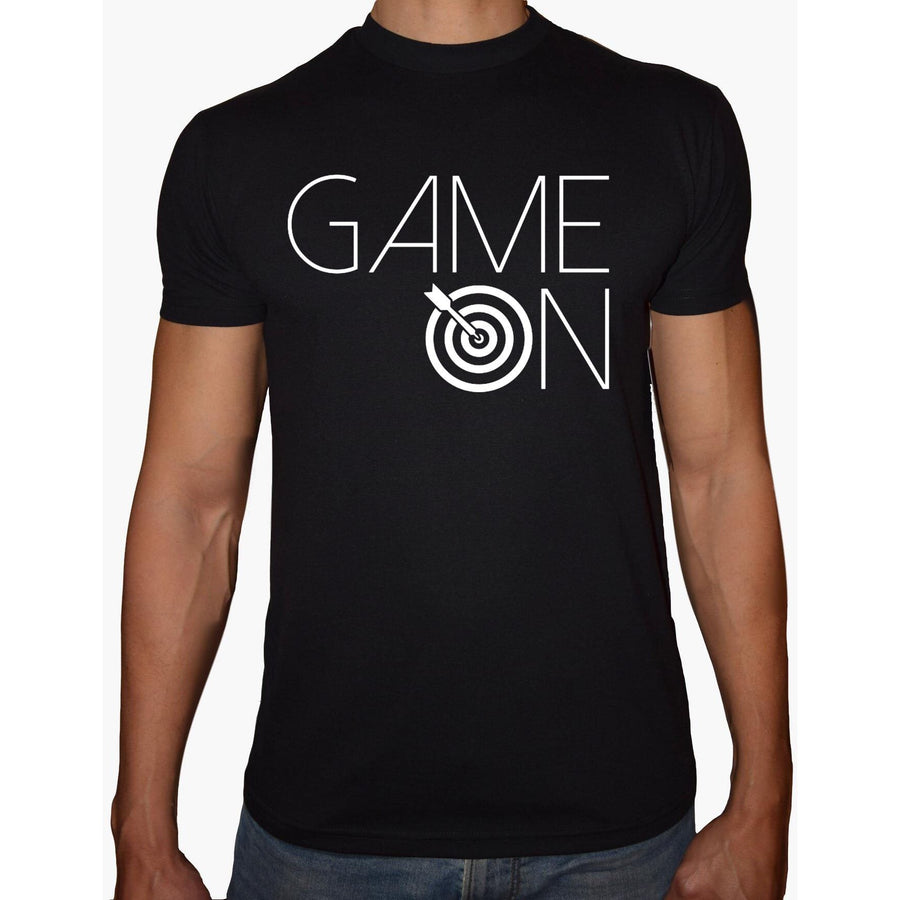 Phoenix Black Round Neck Printed Shirt Men (Game on) - 3alababak