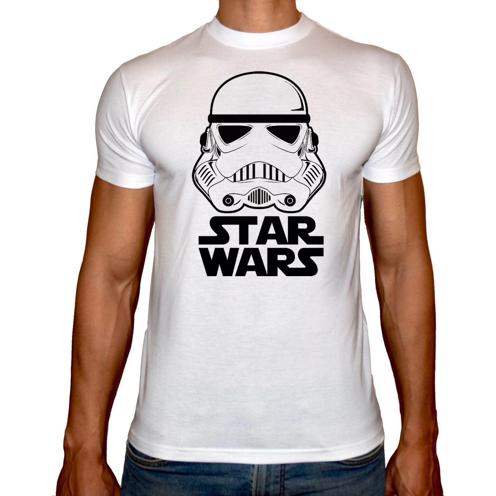 Phoenix WHITE Round Neck Printed Shirt Men (Star wars) - 3alababak