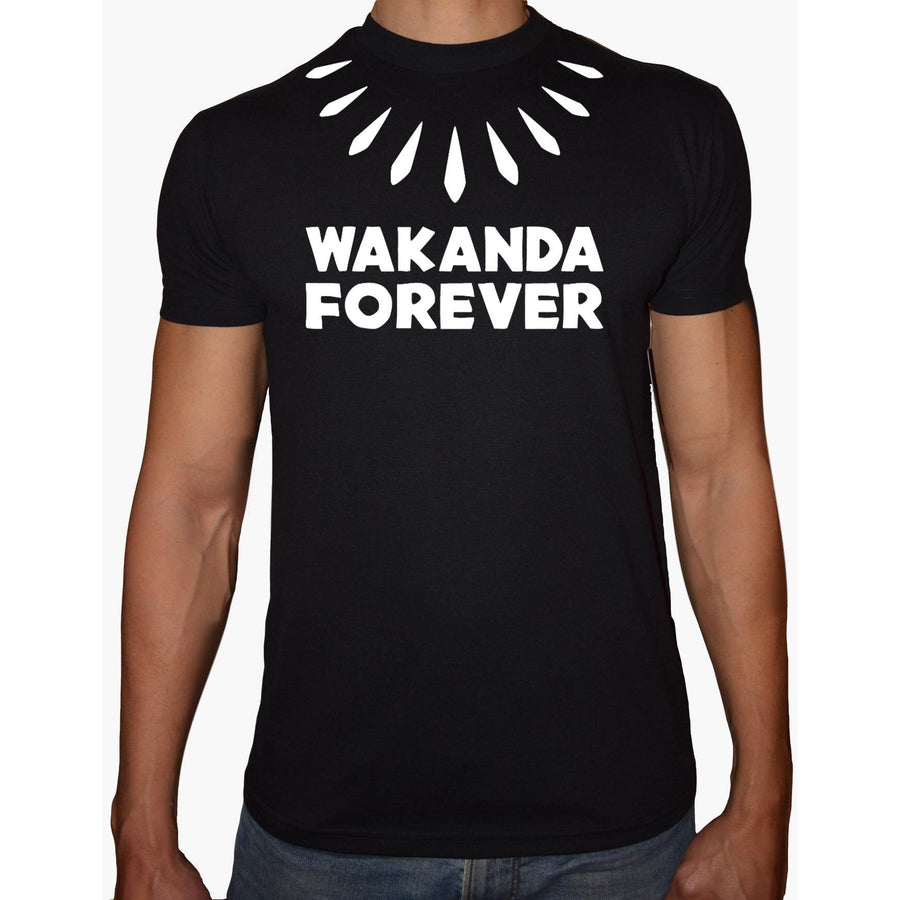 Phoenix Black Round Neck Printed Shirt Men (Wakanda) - 3alababak